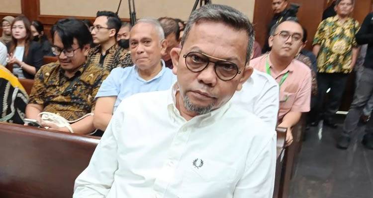 Head of Social Security Legal Wilmar Group, Muhammad Syafei dalam sidang pembacaan putusan perkara suap hakim CPO dan TPPU di Pengadilan Tipikor Jakarta, Selasa .jpg
